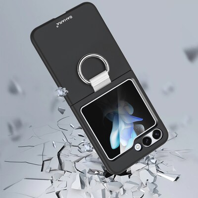 SaharaCase Venture Phone Case for Samsung Galaxy Z Flip6, Shock Absorbing, Scorpion Black (CP00586)