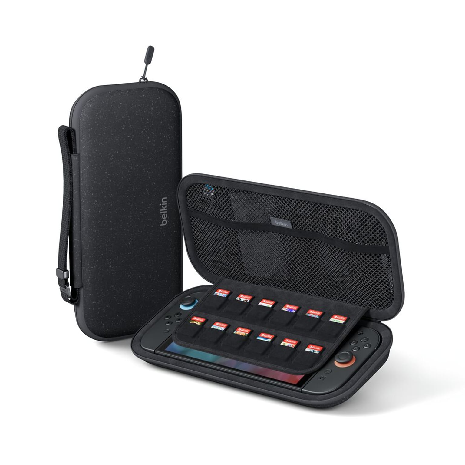Belkin Gaming Travel Case, Nintendo Switch 2 Compatible, Charcoal (ENA002FQCH-V1)