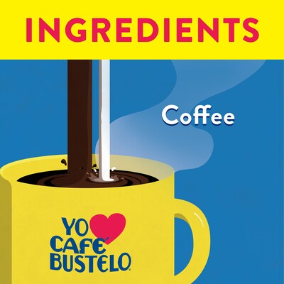 Café Bustelo Espresso Coffee Fraction Pack, Espresso Roast, 2 oz., 30/Carton (SMU01014)