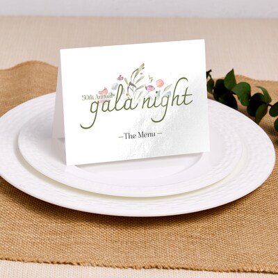 Avery Integrated Cards, 4.25" x 5.5", Glossy White, 20/Pack (95347)