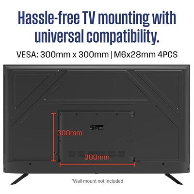 Westinghouse UX Series 65" Smart LED 4K UHD XUMO TV, Black (WX65UX4800)