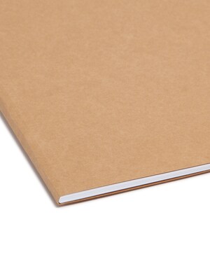 Smead Card Stock Classification Folders, Reinforced Straight-Cut Tab, Letter Size, Kraft, 50/Box (14813)