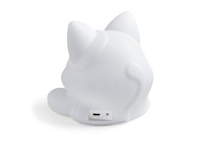 hand2mind Luna the Calming Kitty Breathing Awareness Toy, White (95384)