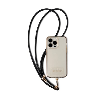 Kedzie Smartphone Lanyard Set - Black