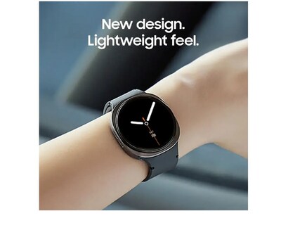 Samsung Galaxy Watch8 Smart Watch, GPS, 40mm, Aluminum Case, Graphite Silicone Band (SM-L320NDAAXAA)