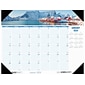 2024 House of Doolittle Coastlines 22" x 17" Monthly Desk Pad Calendar (178-24)