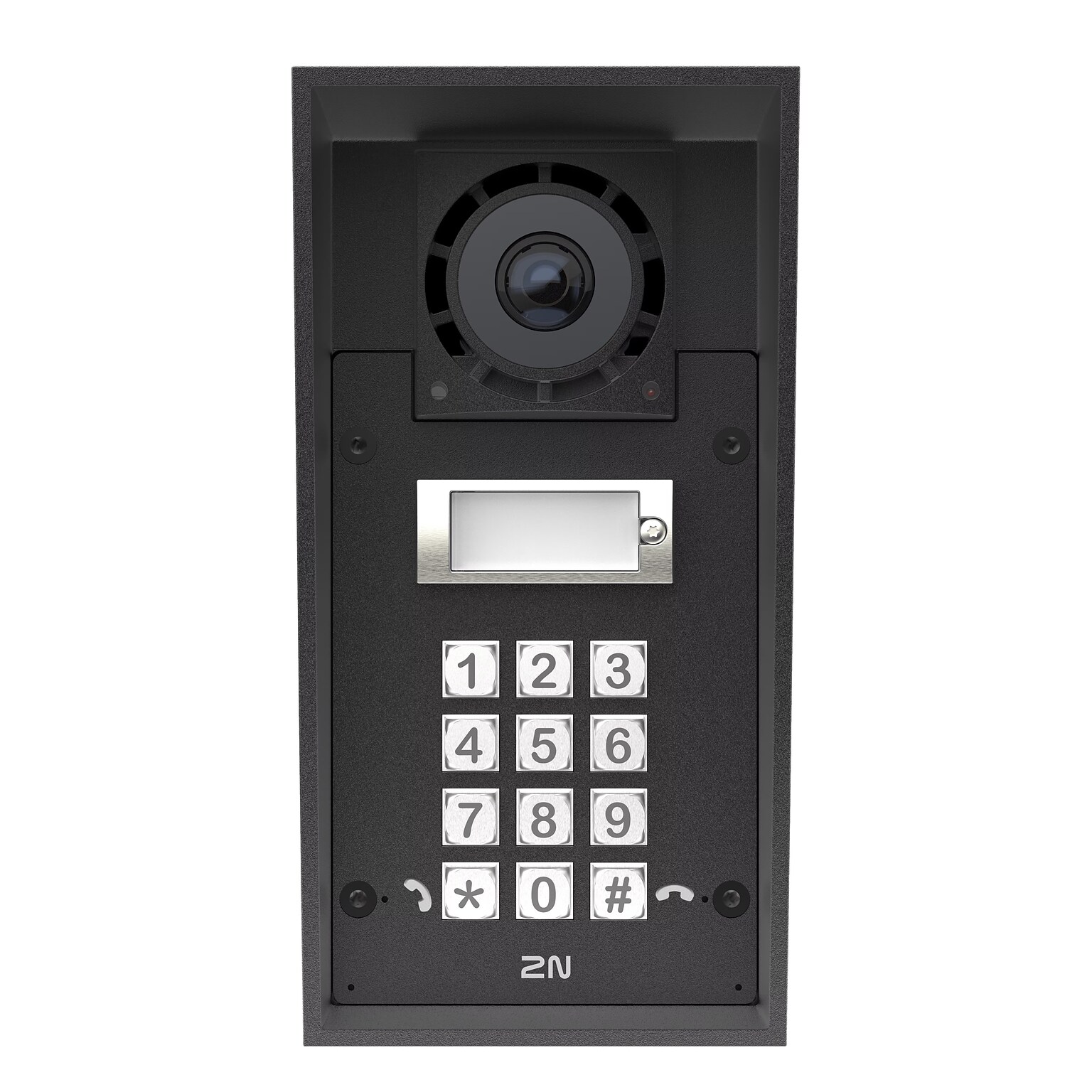 AXIS 2N IP Force 2.0 Outdoor 1.935mm f/ IP Video Intercom with Keypad, Black (03362-001)