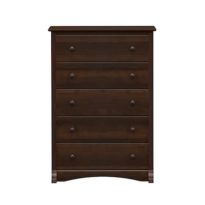 Prepac Fremont 44.75 5-Drawer Chest, Espresso (EDC-3345-K)