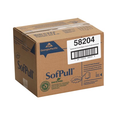 SofPull Centerpull Paper Towel Dispenser, Translucent Smoke (58204)