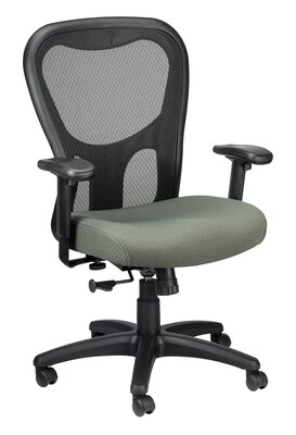 Tempur-Pedic Ergonomic Fabric/Mesh Swivel Task Chair, Olive/Black (TP9000-C-OLV)
