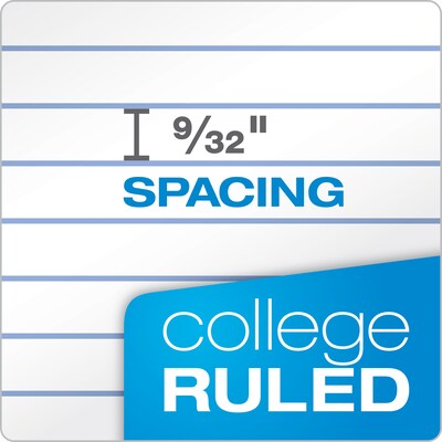 Oxford Earthwise 3-Subject Notebooks, 6" x 9.5", College Ruled, 150 Sheets (25-447R)