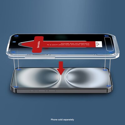 SaharaCase ZeroDamage Anti-Glare Tempered Glass Privacy Filter & Screen Protector for iPhone 17 Air (ZD00179)