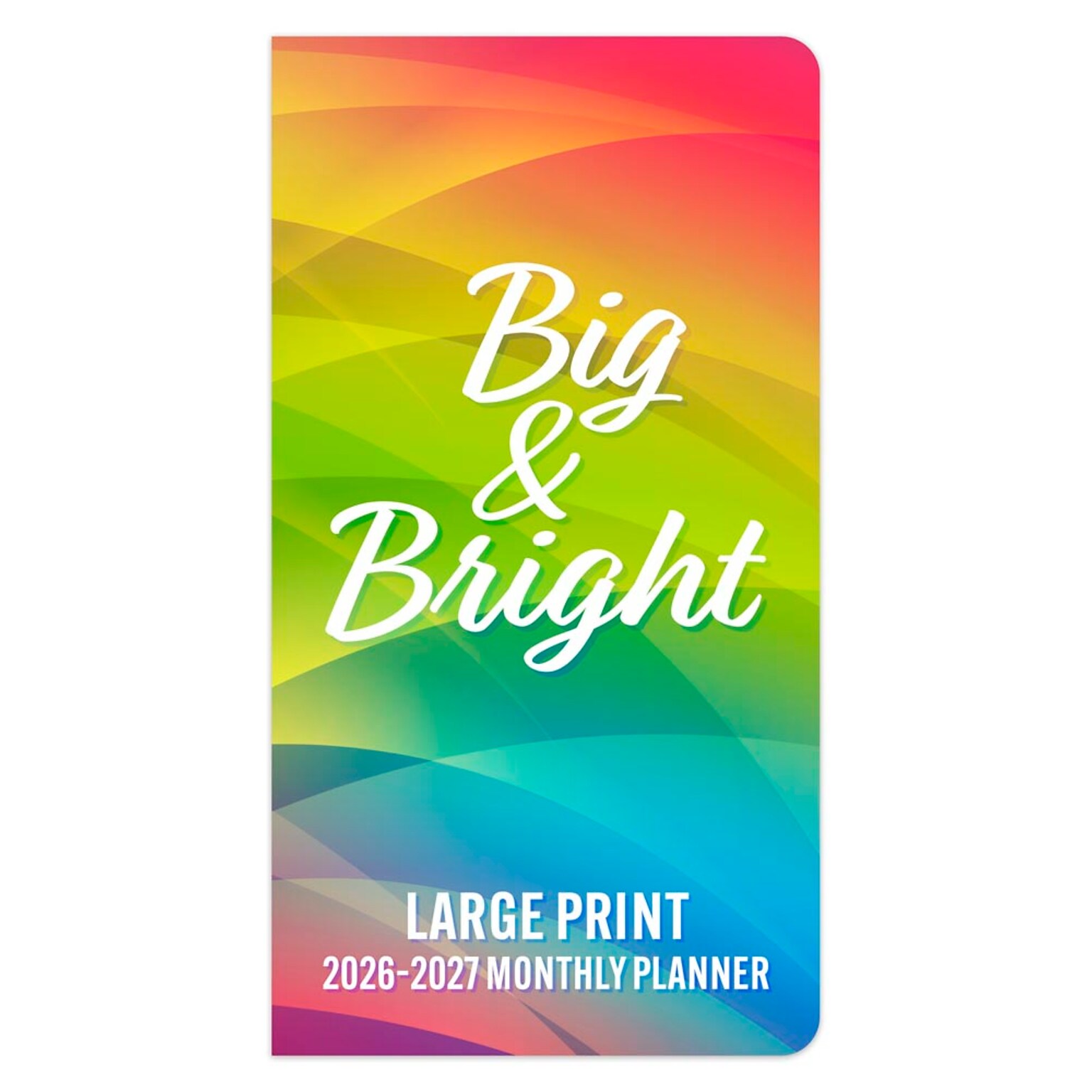 2026-2027 BrownTrout Big & Bright Large Print 3.5 x 6.5 Monthly Planner (9798330702442)