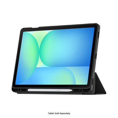 SaharaCase Venture Series Folio Case for Galaxy Tab S10 Lite (2025) and Galaxy Tab S10 FE, Scorpion Black (TB00461)