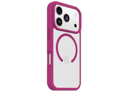 OtterBox React MagSafe Phone Case for Apple iPhone 17 Pro, Shock Absorbing, Rose Pink (77-98634)