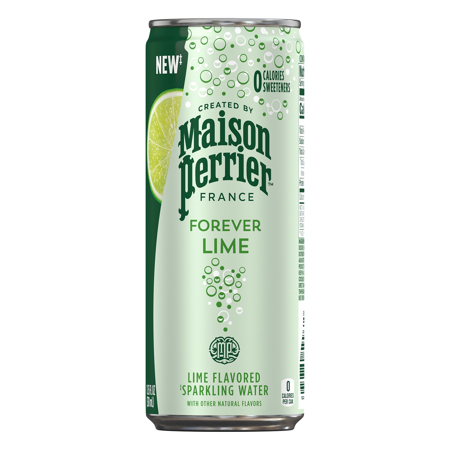 Perrier Carbonated Mineral Water, Lime, 330 ml, 8/Pack (NES31086)