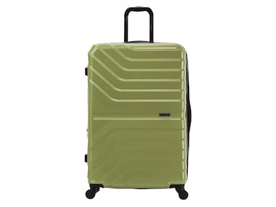 InUSA Aurum Polycarbonate/ABS Large Suitcase, Green (IUAUR00L-GRN)