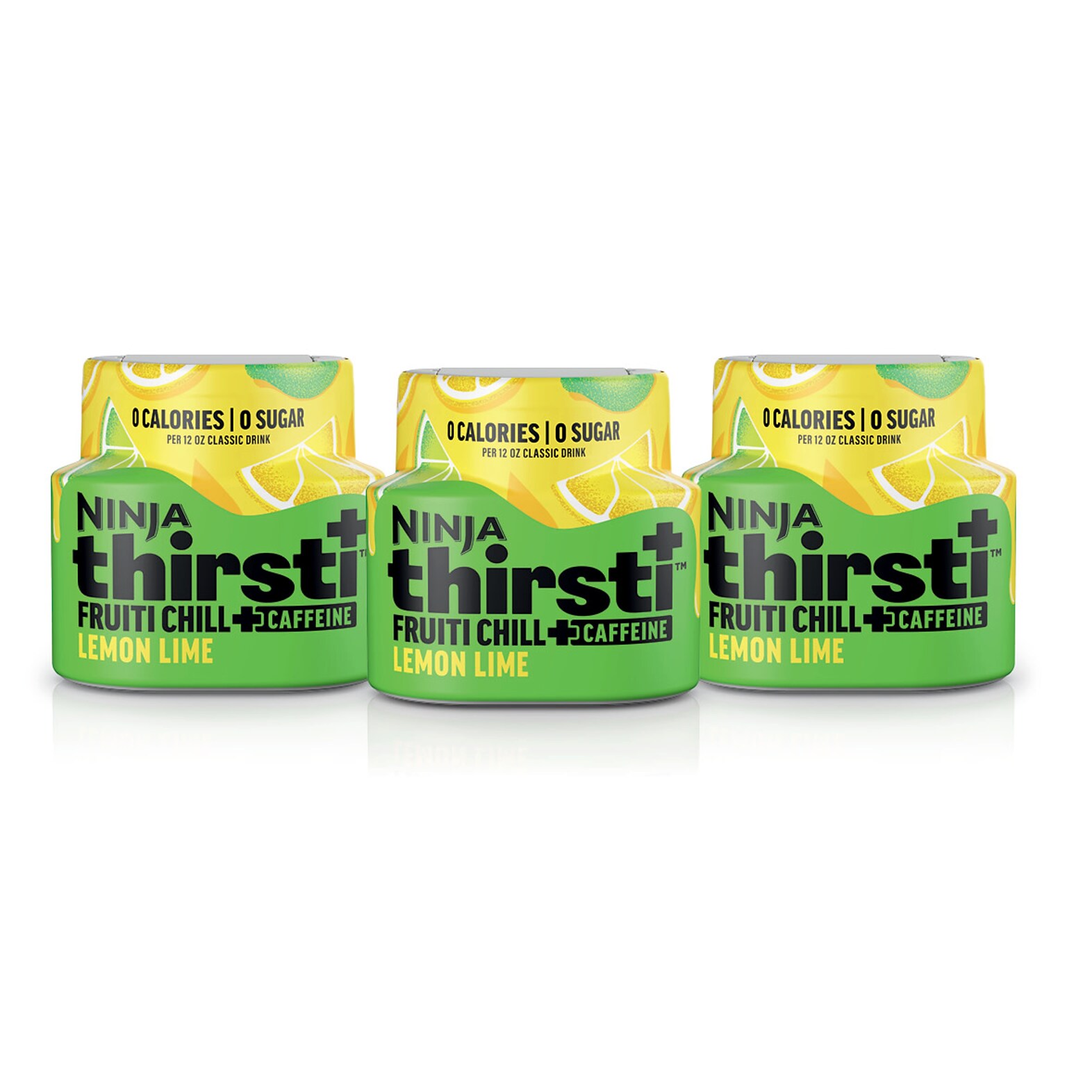 Ninja Thirsti FRUITI CHILL + CAFFEINE Sugar-Free Lemon Lime Flavored Water Drops Drink Mix (WCFLELIAM)