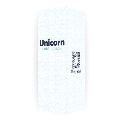 Unicorn Regular Cotton Maxi Pads with Wings, 40 Pads/Cartridge, 6 Cartridges/Pack (TOP-08197)