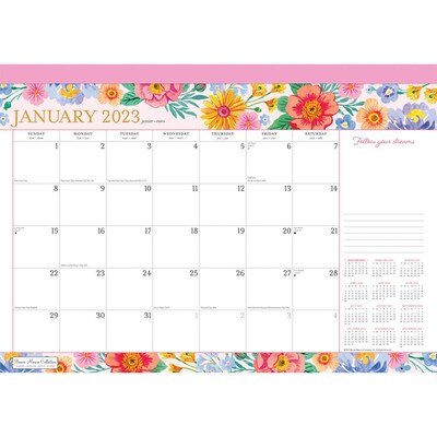 2023 BrownTrout Bonnie Marcus 17 x 12 Monthly Desk Calendar, (9781975449636)