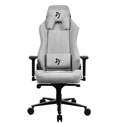 Arozzi Vernazza SoftFabric Ergonomic Racing Gaming Chair, Light Grey (VERNAZZA-SFB-LG)