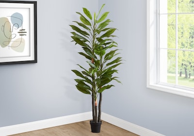 Monarch Specialties Inc. 83" Artificial Dracaena Tree in Pot (I 9595)