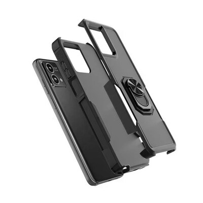 SaharaCase Raider Series Rugged Case for Motorola Moto G Play, Shock Absorbing, Scorpion Black (CP00559)