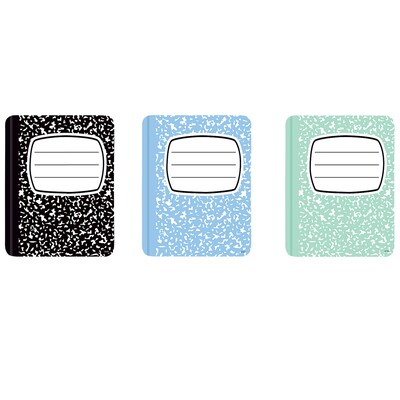 Teacher Created Resources Cool For School Composition Books Accents, 30/Pack, 3 Packs/Bundle (TCR9331-3)