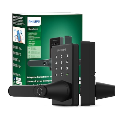 Philips Wi-Fi Smart Deadbolt Lock/Lever All in One Combo with Fingerprint Reader