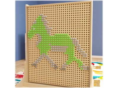 Flash Furniture Bright Beginnings Pegs for Modular STEAM Walls, 512/Pack (MK-ME14450-GG)