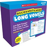 Scholastic Teacher Resources Decodable Cards: Long Vowels & More (SC-861431)