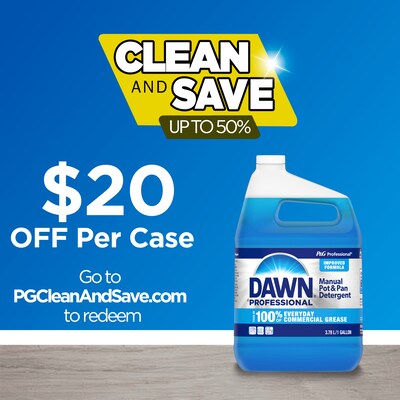 Dawn Professional Liquid Dish Soap, Original Scent, 128 oz., 1 Gal., 4/Carton (57445)