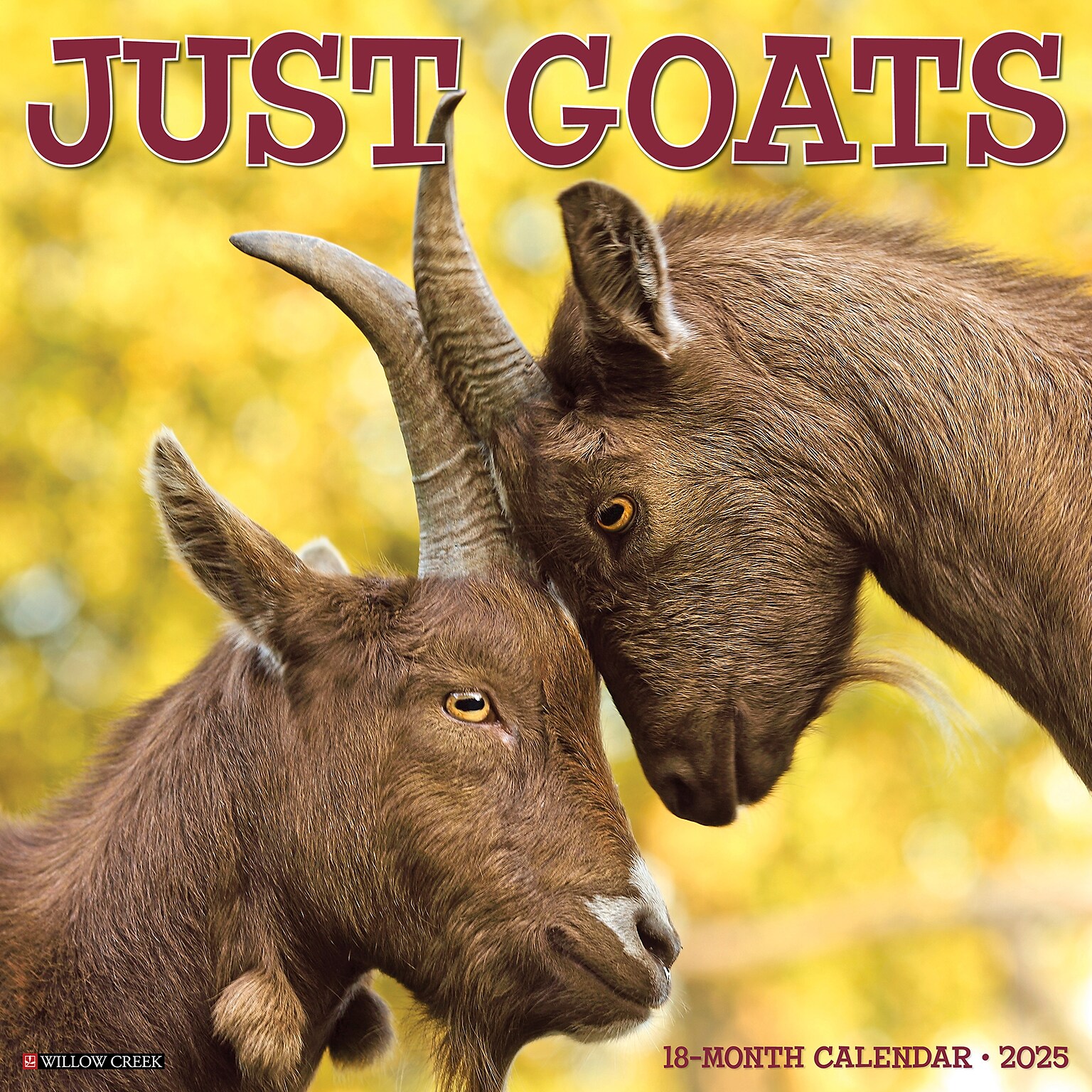 2025 Willow Creek Just Goats 12 x 12 Monthly Wall Calendar (43073)