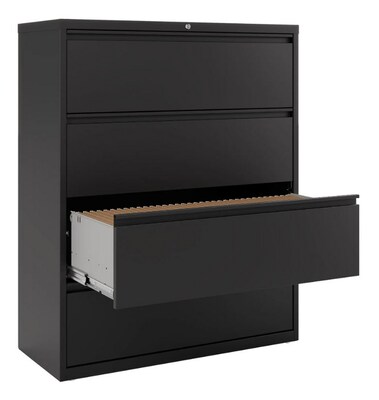 Lorell Lateral Files, Black, 42