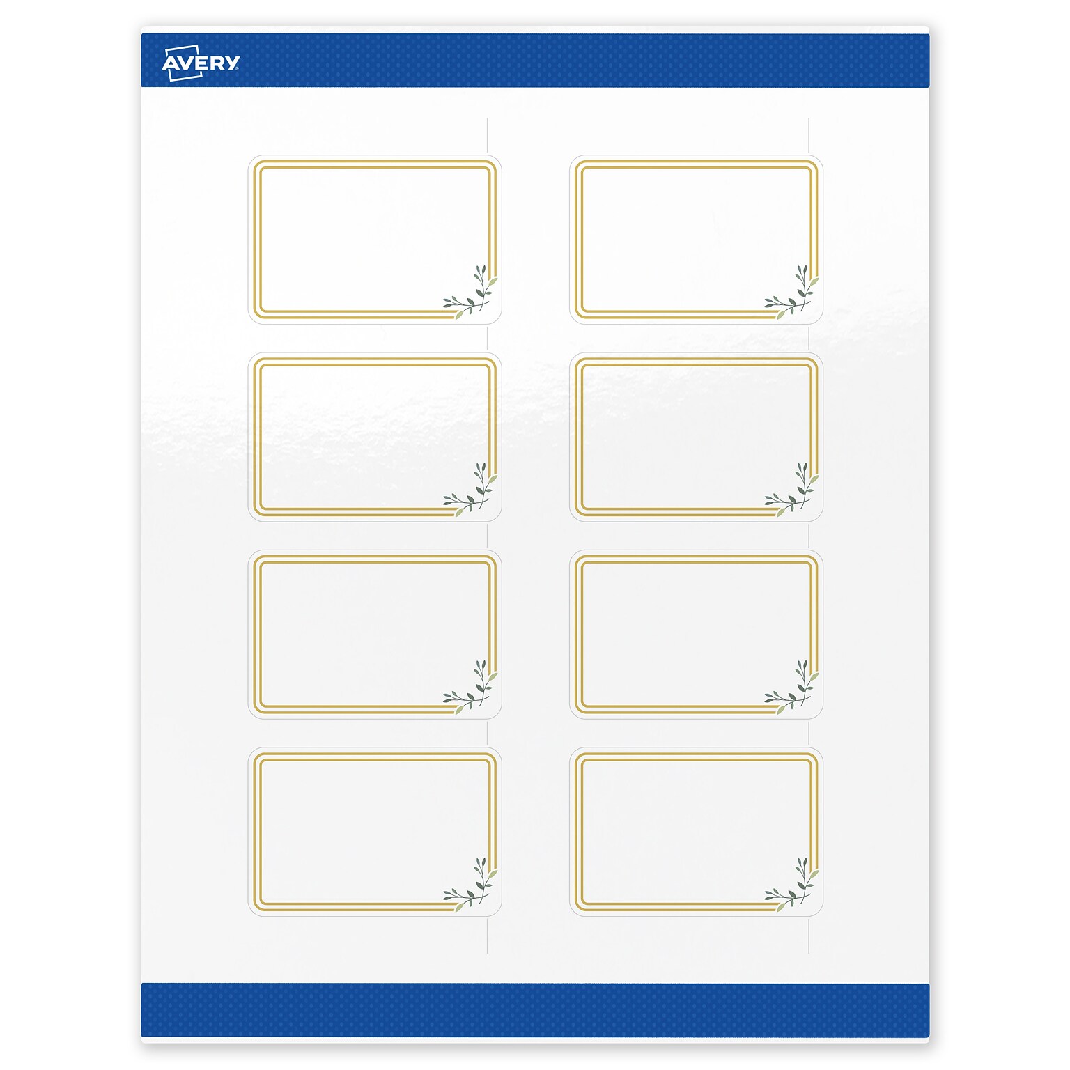 Avery Laser/Inkjet Rectangle Multipurpose Labels, 2 x 3, White, 80/Pack (S00-DMP)