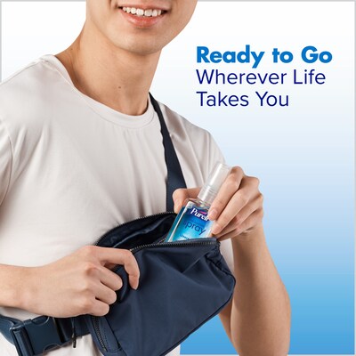 PURELL Advanced Unscented Liquid Hand Sanitizer & Clean and Go Fresh Scent Cleaning Wipes Bundle