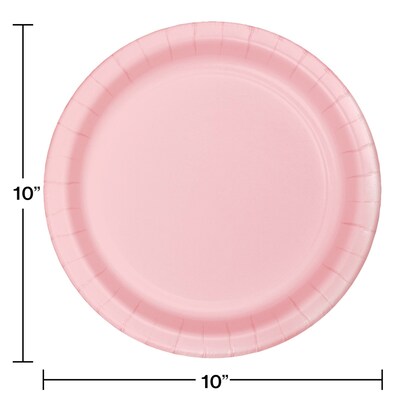 Creative Converting Touch of Color Banquet Plates, Classic Pink, 240/Carton (50158B)