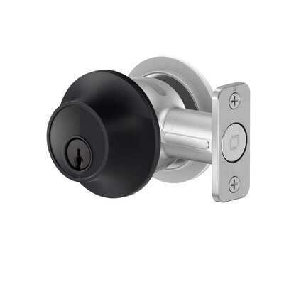 Level Lock + Connect WiFi & Bluetooth Replacement Deadbolt Smart Lock, Matte Black (C-F14U-S1)