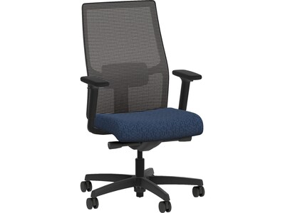 HON Ignition 2.0 Fabric/Mesh Swivel Task Chair, Navy/Black (HIWMMKD.Y2.A.H.IM.APX13.BL.SB.T)