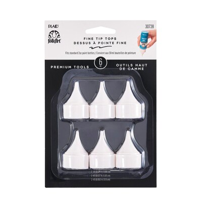 FolkArt Bottle Top Writer Tips Paint Tools, 6/Pack, 3 Packs/Bundle (FLK30728-3)