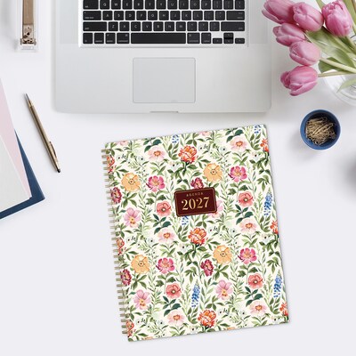2027 Blue Sky Glenlee 8.5" x 11" Calendar Year Weekly & Monthly Standard Planner, Plastic Cover (158918)