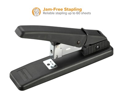 Bostitch Heavy Duty Desktop Stapler, 60-Sheet Capacity, Black (03201)