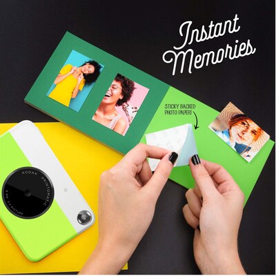 KODAK Printomatic Mini Full-Color 5MP Instant Print Digital Camera, Green (RODOMATICGN)