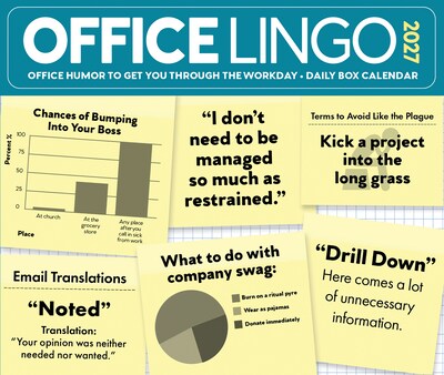2027 Willow Creek Office Lingo 5.4" x 6.2" Day-to-Day Calendar (63668)