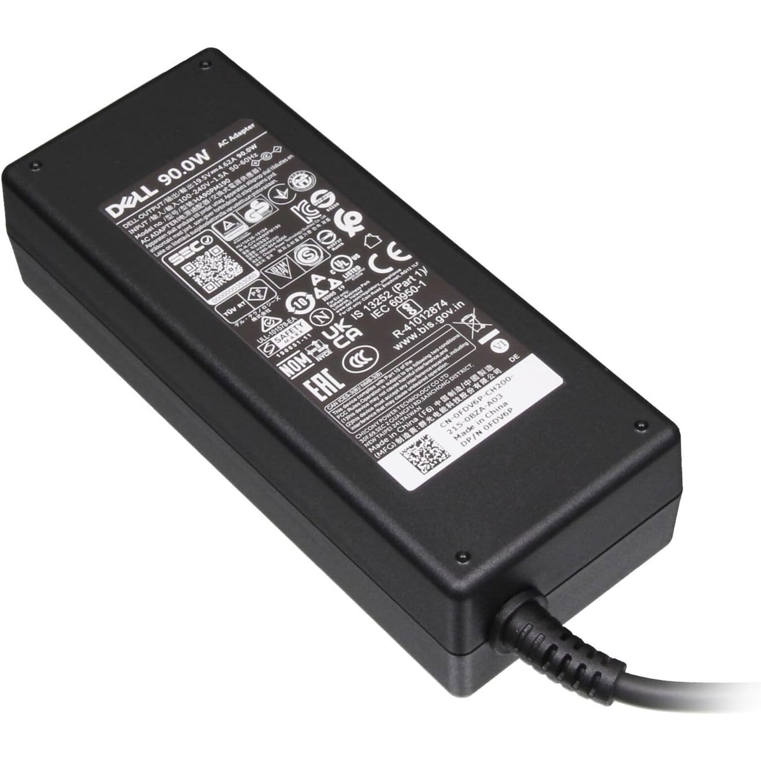 Dell 90W Charger for Dell Inspiron & XPS Laptops, Black (056MM8)