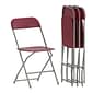 Flash Furniture Plastic Folding Chair, Red, Set of 4 (4LEL3RED)