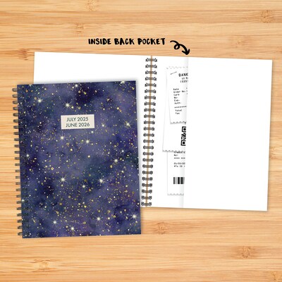 2025-2026 Willow Creek Starry Night 8.5" x 11" Academic Year Weekly & Monthly Planner, Multicolored (54963)