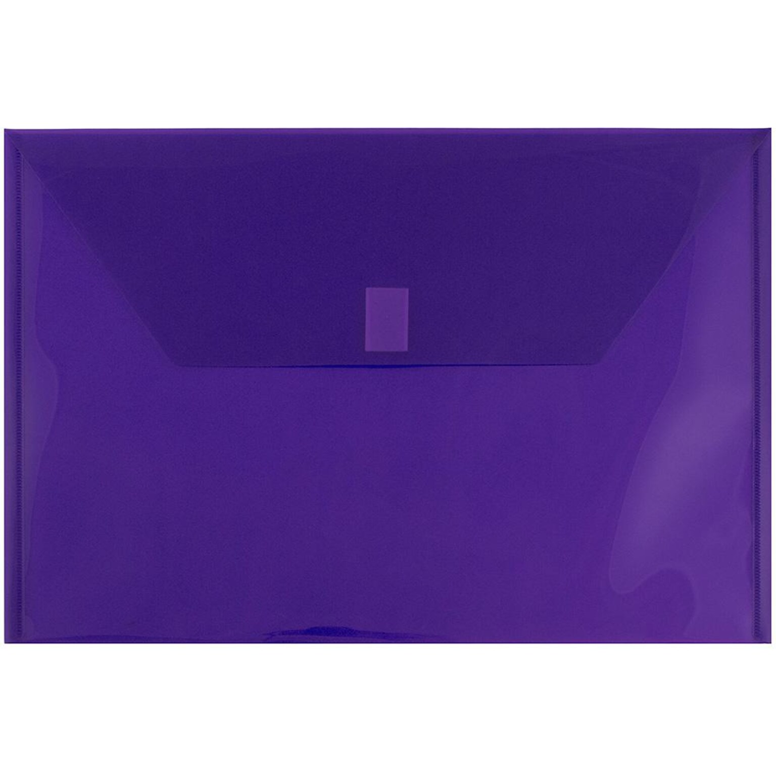 JAM Paper Premium Plastic Document File, Legal, Purple, 3/Pack (235827779X3)