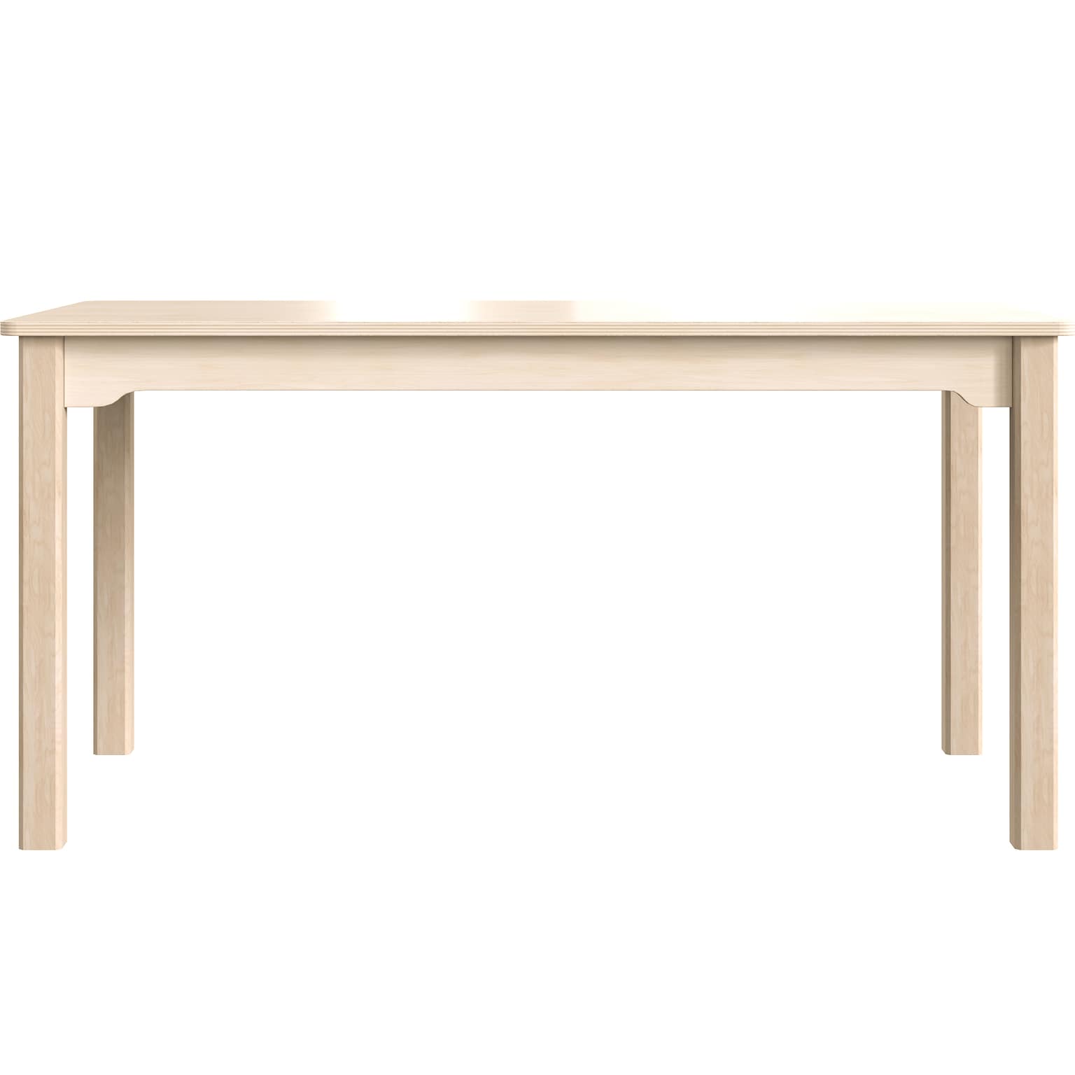 Flash Furniture Bright Beginnings Hercules Rectangular Table, 47.25 x 23.5, Beech (MK-ME088012-GG)