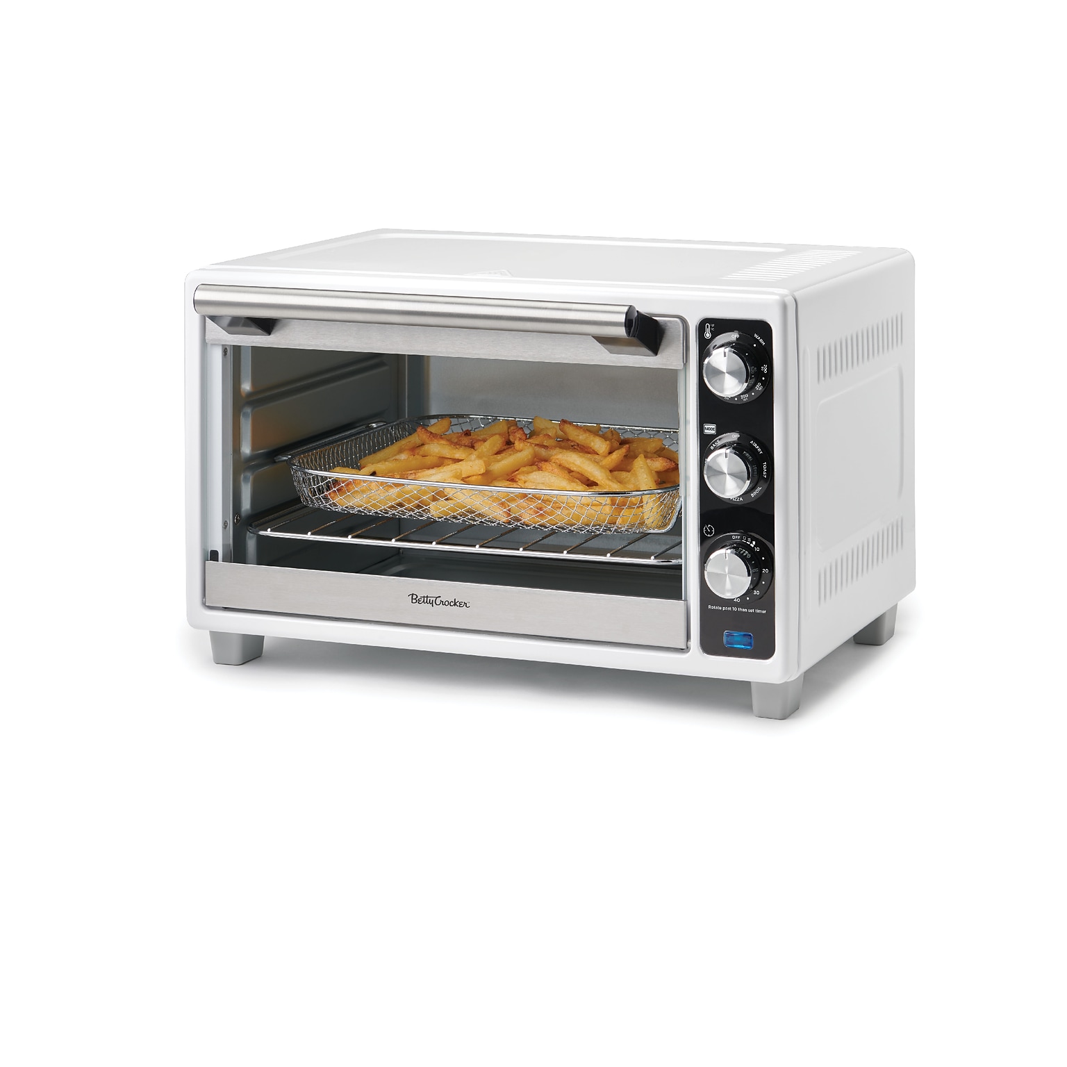 Betty Crocker 6-Slice Toaster Oven, White (BC-4637W)